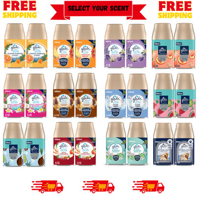 Glade Automatic Spray Air Freshener Refill 6.2 Oz 2 Count Choose Your Scent