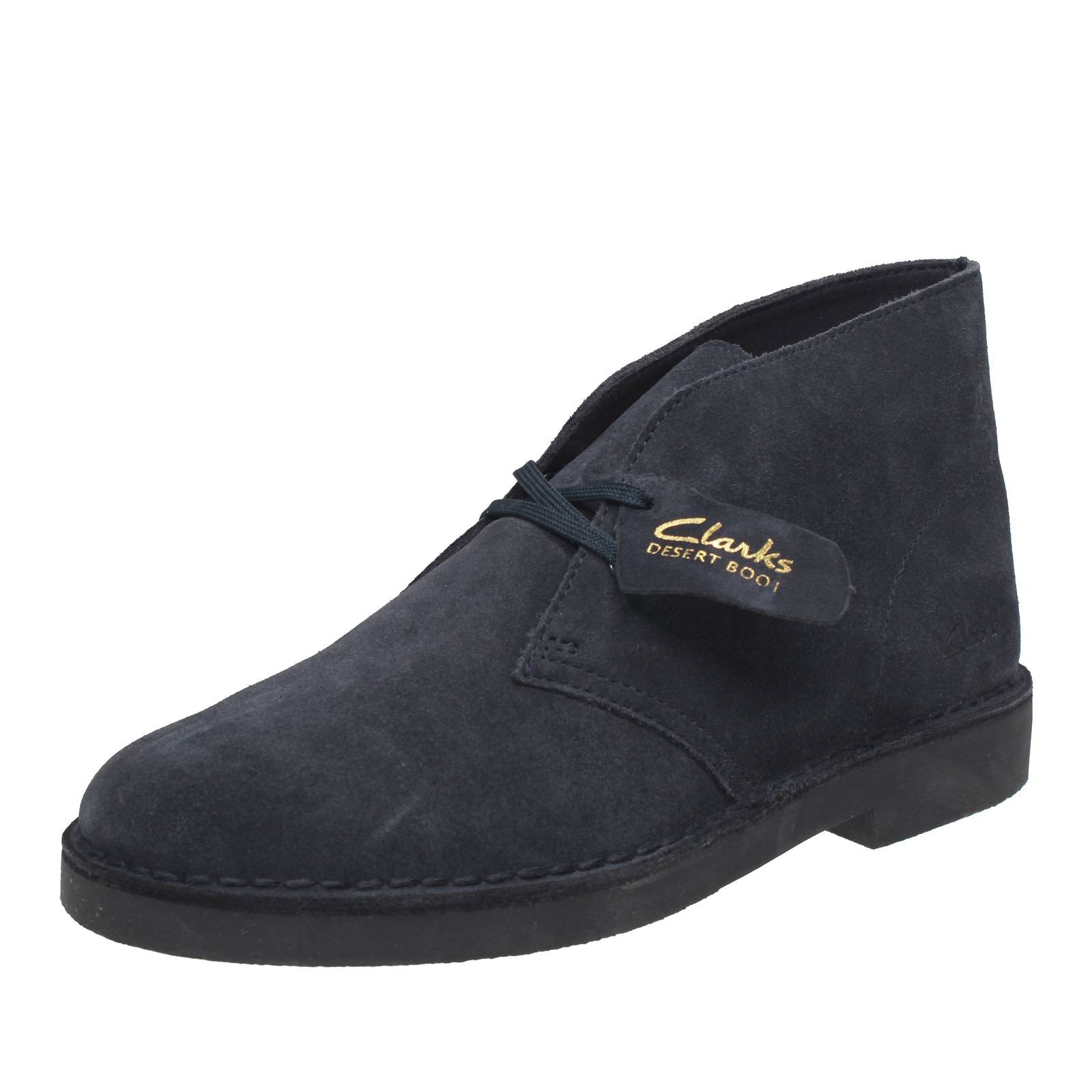 Clarks Desert Boot Evo - Poloshirt aus blauem Wildleder - Gre 45 105 US 285cm 28490₽