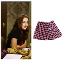 ASO Blair Waldorf Gossip Girl Marc By Marc Jacobs Rare Pink Skirt Size 8