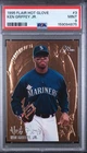 1995 Flair KEN GRIFFEY JR Hot Glove #3 PSA 9 Mint Mariners HOF