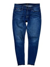 Hudson Nico Dark Wash Mid-Rise Crop Skinny Denim Jeans Women's Size 26 X 27.5