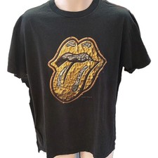 Rolling Stones Bridges to Babylon Tour 1997-98 Black T-Shirt L Cotton Vintage