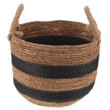 Large Round Basket Closet Organizer Bin Decorative Woven Storage Baskets