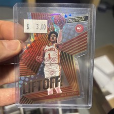 2021-22 Panini Revolution Jalen Johnson Liftoff! RC Die-Cut #3 Hawks Rookie GUN!