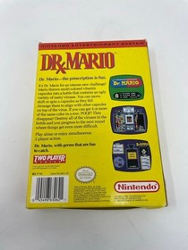 Dr Mario for NES (Complete, Authentic, Tested, Working) Good Condition