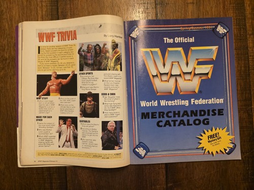 WWF magazine February 1991 Hulk Hogan Ultimate Warrior C - Picture 12 of 19