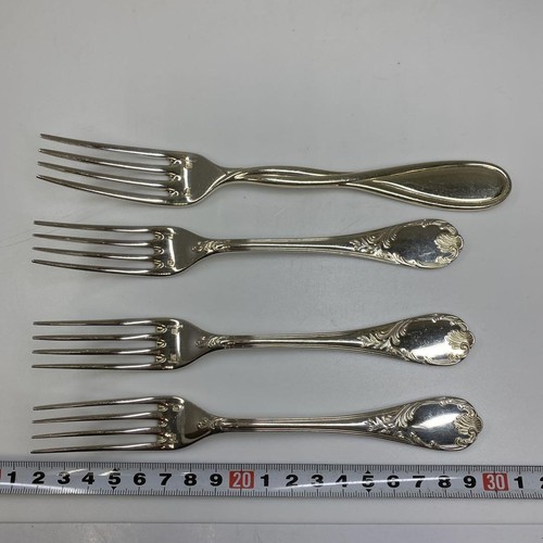 Christofle Pearl Cutlery Set 16 Pieces Silver Plated Flatware Vintage Tableware - Picture 3 of 18