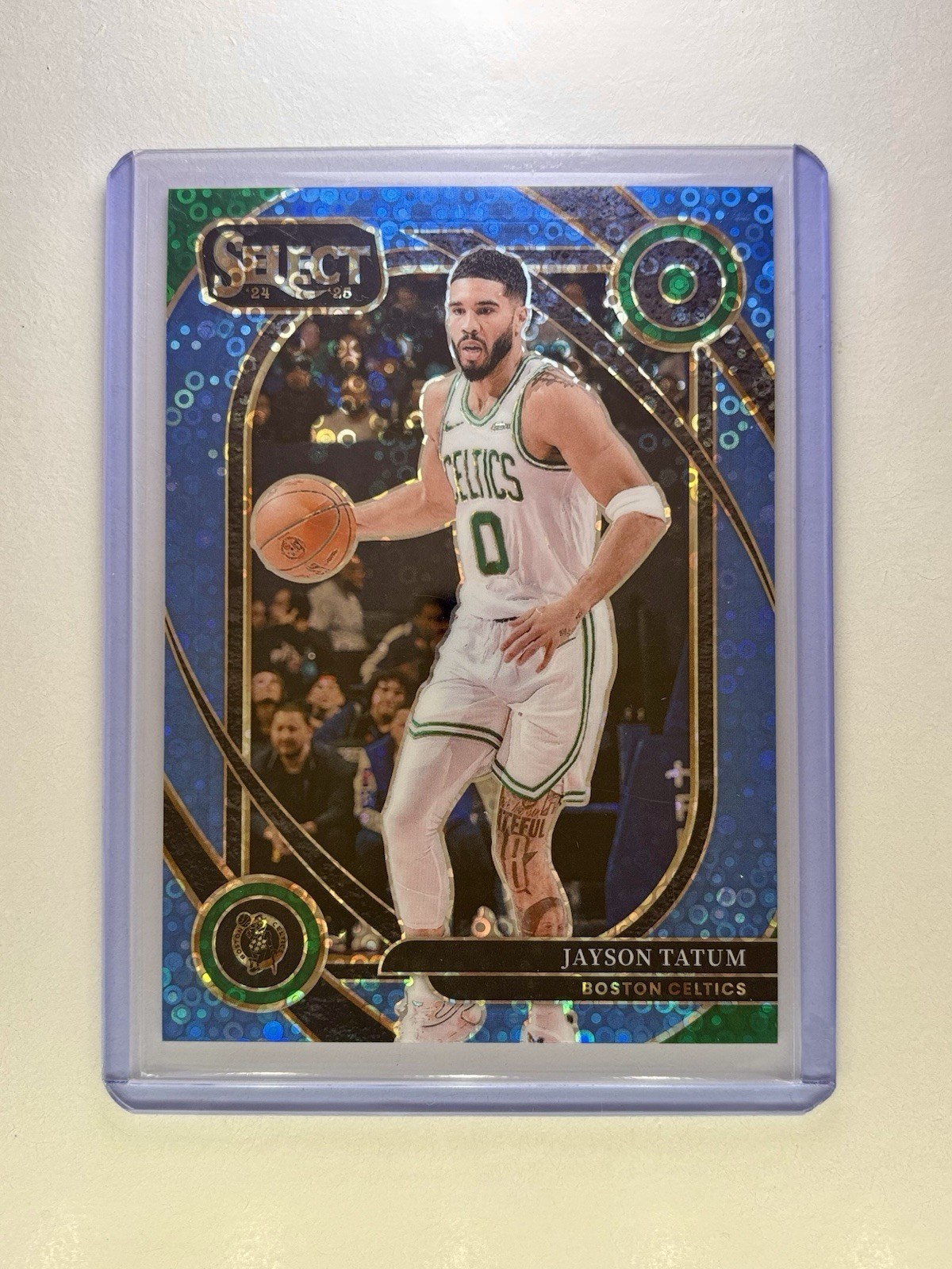Jayson Tatum 2024-25 Panini Select Courtside Light Blue Disco Prizm /99 #246