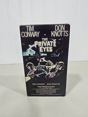The Private Eyes VHS VCR Cassette Tape 1980 Don Knotts & Tim Conway Vintage