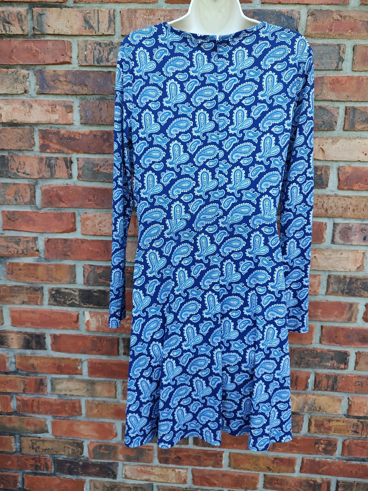 MICHAEL KORS Bellissimo abito usatoel MICH K lu bluticolore m aglia t L anica manic