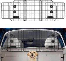 OUSHENG Car Dog Barrier for SUV, Adjustable Pet Divider Gate Trunk 59in 