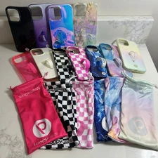 Loopy iPhone 14 Pro Max Phone Case Bundle NEW 11 Cases Checkered Iridescent