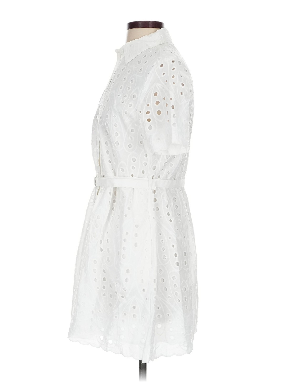 Zara Women White Casual Dress S thumbnail 4