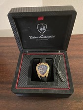 Nuovo come nuovo con orig. cassa orologio TONINO LAMBORGHINI SPYDER in oro rosa