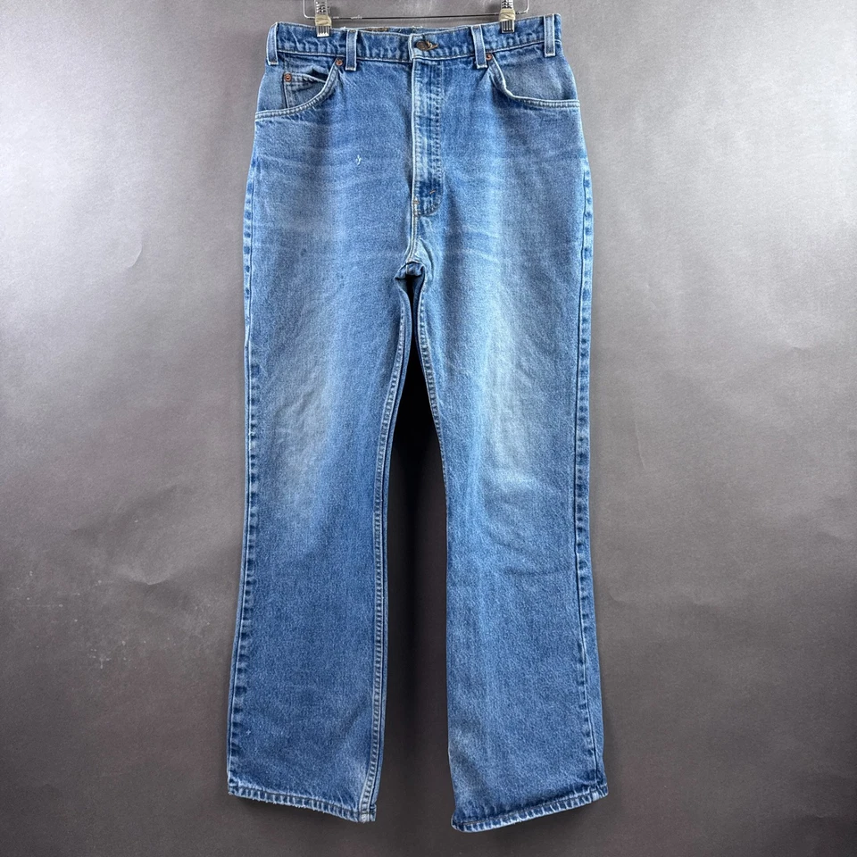 Jeans Levis Vintage Para Hombre 32x32 Azul Años 90 517 Naranja Acampanado Bootcut 646 Hecho en EE. UU. Foto 2 de 4