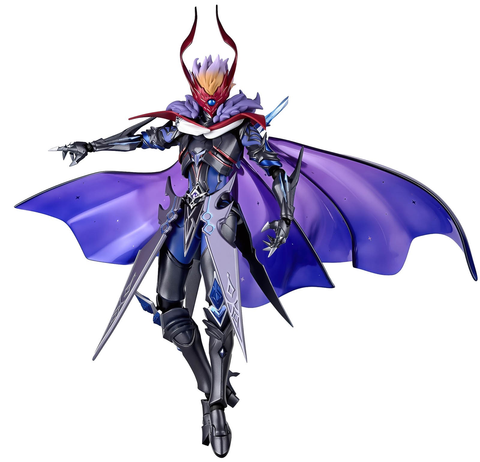 Genshin Impact Tartaglia Foul Legacy 7.1in Action Figure Revoltech Kaiyodo NIB
