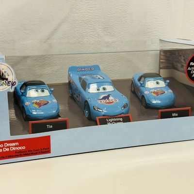 Disney Pixar Cars - DINOCO DREAM MCQUEEN MIA & TIA Disney Store