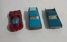 3 Lesney Matchbox, Hong Kong Toy Cars, No 31 Lincoln, 206 Ferrari, 42 Studebaker