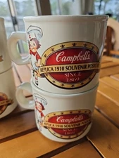 Vintage 1994 Cambell's Soup Kids Bowls/Mugs/Cups (Set Of 4)