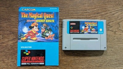 Super-Nintendo-Spiel:  Mickey's Magical Quest  inkl. Anleitung