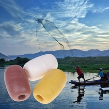 2Pcs 7*11CM Oval Fishing Net Buoy Float Deep Water Foam Float Crab Pot Marker