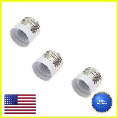 JNXQWE Glo-shine E26 E27 E17 Socket Adapter,Medium Screw Intermediate Base E17