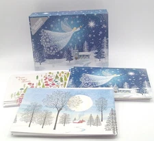 Peter Pauper Press Boxed Christmas Cards 3 Designs -  18 Cards & 21 Envelopes