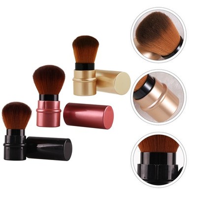  3 Pcs Einziehbarer Make-up-pinsel Foundation-pinsel Make-up-Tool
