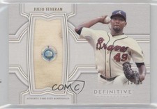 2020 Topps Definitive Collection Jumbo Relic 13/35 Julio Teheran #DJRC-JT 04kg
