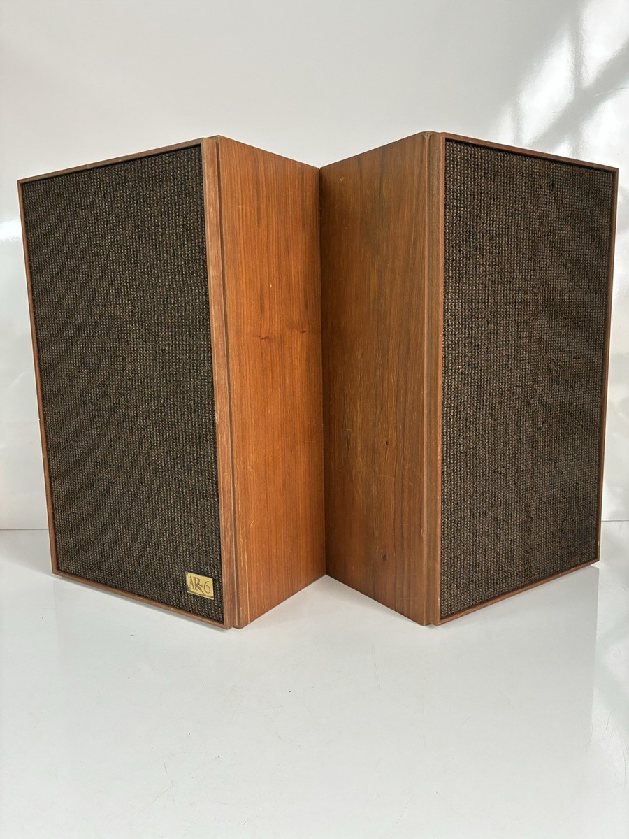 Acoustic Research AR-6 Suspension Loudspeaker System Speaker Pair