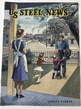 US Steel News Magazine July 1940: Safety 