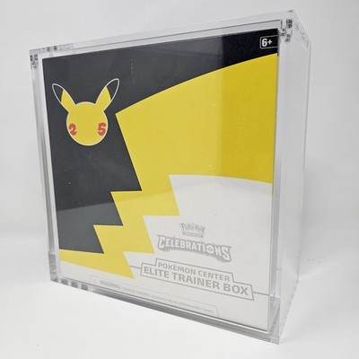 Pokemon Center Celebration Elite Trainer Box Acrylic Case w/ Magnetic Lid PC ETB