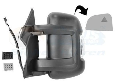 VAN WEZEL 1652815 Außenspiegel Seitenspiegel Links passend für PEUGEOT BOXER Bus