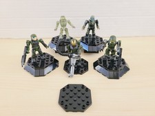 Mega Bloks Halo Anniversary Edition UNSC Green Troop Pack Set . 5 figures Only