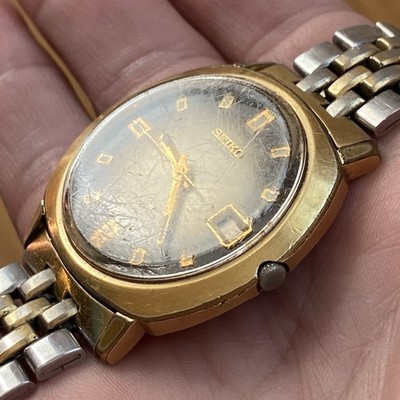 Seiko Automatic 7025-8000 Men's Vintage Watch Nice Running