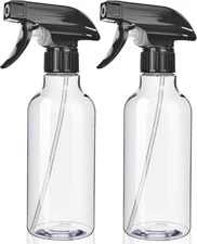 Spray Bottles 2-Pack, 10 Oz, Mist & Stream, Heavy Duty Spraying Empty Water Spra
