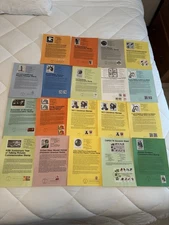 Lot of 19 USPS Souvenir Page First Day Issues from 1977 STAMPS