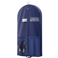 Lazebox 43" Travel Garment Bag with 43inch-1 pack-Blue, pack-Blue