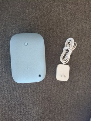 Google Nest Audio Blue Wireless Bluetooth Smart Speaker with Wi-Fi and Assistant