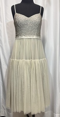 needle & thread Light Sage Green Coppelia Ballet Dress Tiered Skirt US Size 8