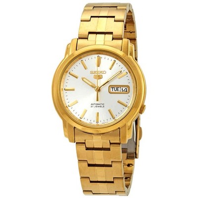 Seiko SNKK74 Seiko 5 Silver Dial 38 mm Men's Watch New