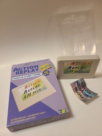 Action Replay 4M Plus &mdash; Sega Saturn Memory and Expansion RAM Card With Box Nice