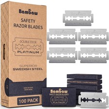 Safety Razor Blades | Swedish Steel Replacement Razor Blades | 100 Pack - 18 ... 0.45 per gallon