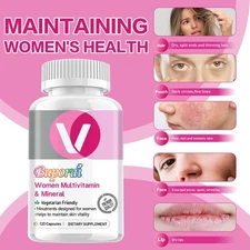 Women Multivitamin & Mineral -  High Potency, Improve Immunity Boost Energy