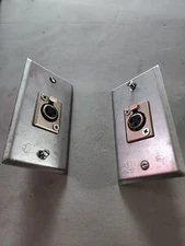 Seismic Audio Stainless Steel Wall Plate - One XLR Female Connector