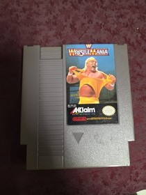 Protector manual WWF Wrestlemania Nes con juego aut&eacute;ntico 
