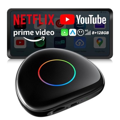 Magic AI Box CarPlay Android Car Video Built-in 4G GPS Box YouTube Netflix 128G