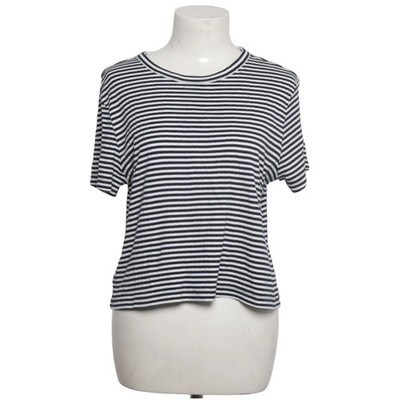 H&M, T-shirt, Größe: XL, Schwarz/Weiß, Baumwolle, Streifen, Rippenstrick #AZd