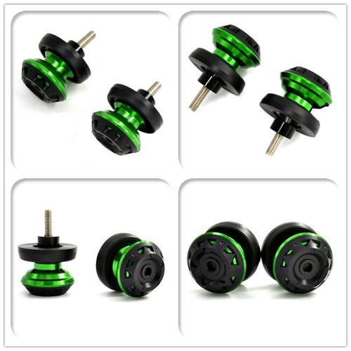 8mm Motorcycle Screws Sliders Swingarm Spools For Kawasaki ZX10R VERSYS 650 Z800 - Imagen 1 de 24