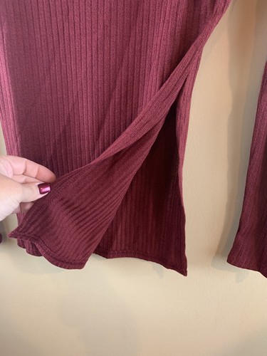 Shein Women’s Long Sleeve Burgundy Shirt, Size Small(4). NWOT. Fast Shipping! - Picture 4 of 12